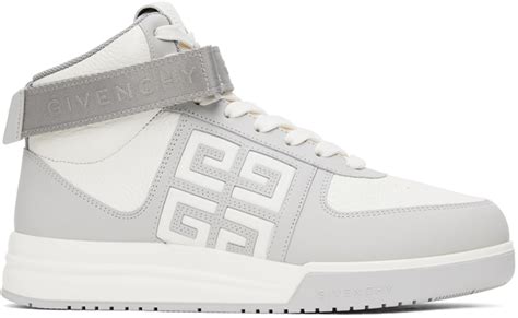 scarpe givenchy calzino|Givenchy white and grey sneakers.